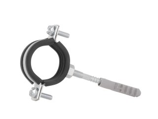 Obejma metalowa z gumą do rur 5/4" 38-43mm (100) Geko
