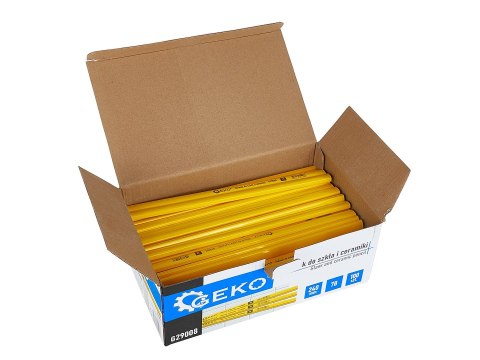 Ołówek do szkła i ceramiki 240mm 7B 100el. - kartonik wystawowy (10) Geko