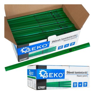 Ołówek kamieniarski 240mm 4H 100el. - kartonik wystawowy (10) Geko