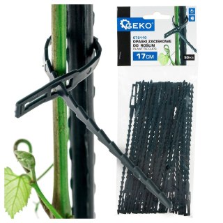 Opaski zaciskowe do roślin 17cm- 50szt. (80) Geko