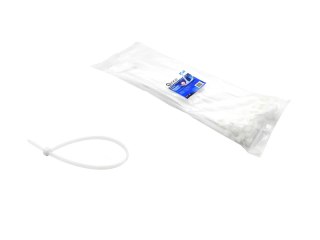 Opaski zaciskowe nylonowe białe 250x3.6mm UV 100szt.(150) Geko