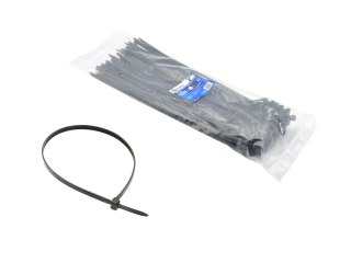 Opaski zaciskowe nylonowe czarne 120x4.8mm UV 100szt.(200) Geko