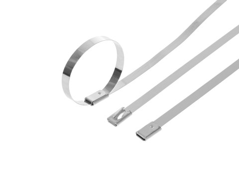 Opaski zaciskowe ze stali nierdzewnej 4.6x150mm 100szt. (100) Geko