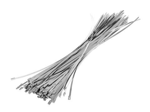 Opaski zaciskowe ze stali nierdzewnej 4.6x300mm 100szt. (50) Geko
