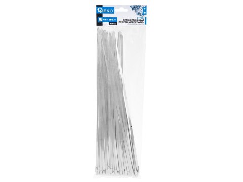 Opaski zaciskowe ze stali nierdzewnej 4.6x350mm 100szt. (50) Geko