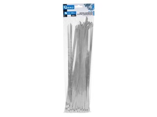 Opaski zaciskowe ze stali nierdzewnej 7.9x350mm 100szt. (25) Geko