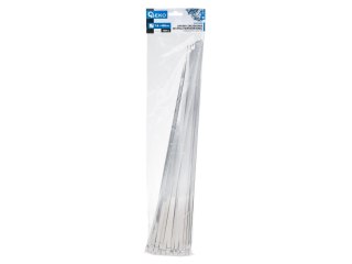 Opaski zaciskowe ze stali nierdzewnej 7.9x450mm 100szt. (25) Geko