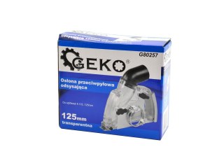 Osłona przeciwpyłowa odsysająca 125mm transparentna (20) Geko