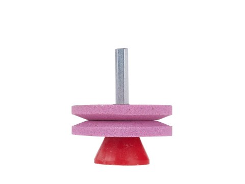 Ostrzałka do noży kosiarek na wiertarkę/wkrętarkę 2x53mm HEX (100) Geko