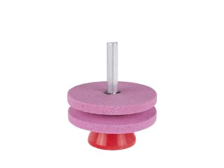 Ostrzałka do noży kosiarek na wiertarkę/wkrętarkę 2x53mm HEX (100) Geko