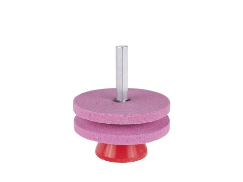 Ostrzałka do noży kosiarek na wiertarkę/wkrętarkę 2x53mm HEX (100) Geko