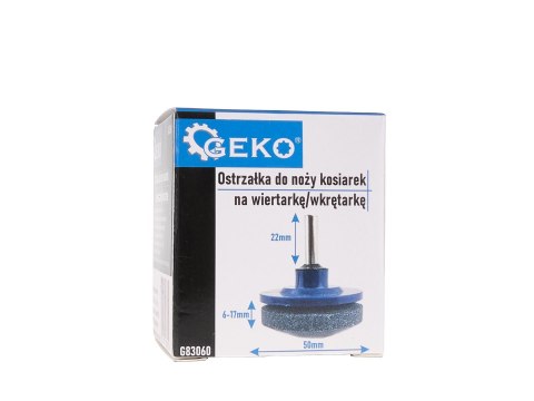 Ostrzałka do noży kosiarek na wiertarkę/wkrętarkę 50mm (150) Geko