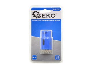Otwornica diamentowa do gresu 32mm M14 PROFI (25/50) Geko