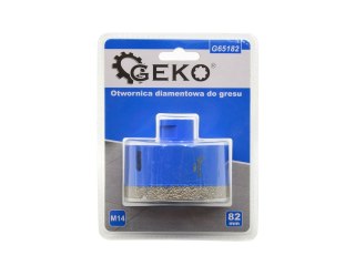Otwornica diamentowa do gresu 82mm M14 PROFI (10) Geko