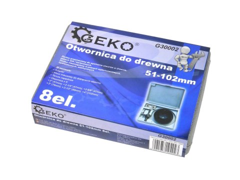 Otwornica do drewna 8el.51-102mm GEKO(20) Geko