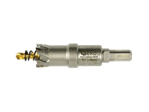 Otwornica widiowa - koronka do metalu 20mm z wiertłem tytanowym (100) Geko