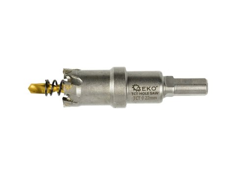 Otwornica widiowa - koronka do metalu 22mm z wiertłem tytanowym (100) Geko