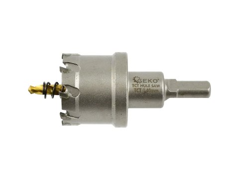 Otwornica widiowa - koronka do metalu 40mm z wiertłem tytanowym (100) Geko