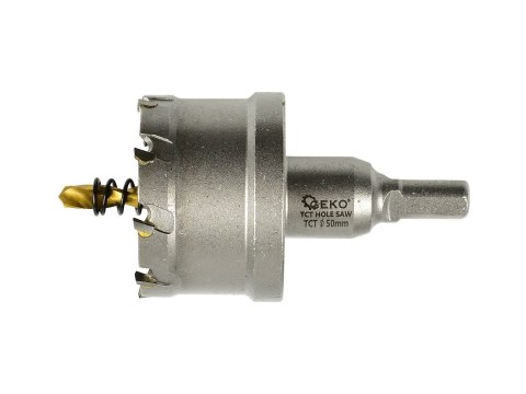 Otwornica widiowa - koronka do metalu 50mm z wiertłem tytanowym (60) Geko