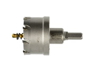 Otwornica widiowa - koronka do metalu 53mm z wiertłem tytanowym (60) Geko