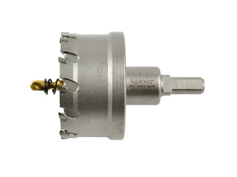 Otwornica widiowa - koronka do metalu 60mm z wiertłem tytanowym (60) Geko
