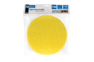 Papier ścierny na dysk - krążek z otworami 225mm P100 /żyrafa/ (10/100/500) Geko