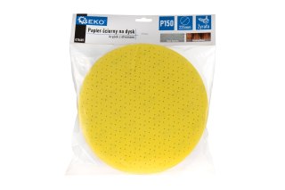 Papier ścierny na dysk - krążek z otworami 225mm P150 /żyrafa (10/100/500) Geko