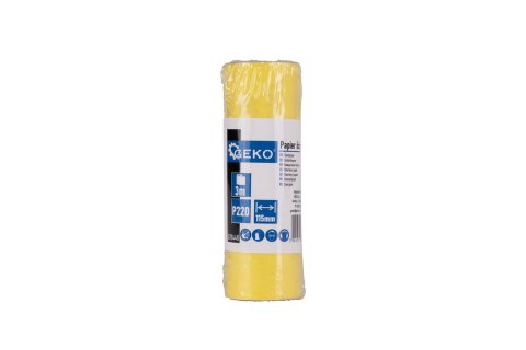 Papier ścierny - rolka 115mm x 3m P220 (100) Geko