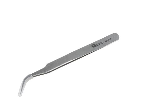 Pęseta precyzyjna odgięta 120mm (1000) Geko