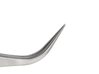 Pęseta precyzyjna odgięta 120mm (1000) Geko