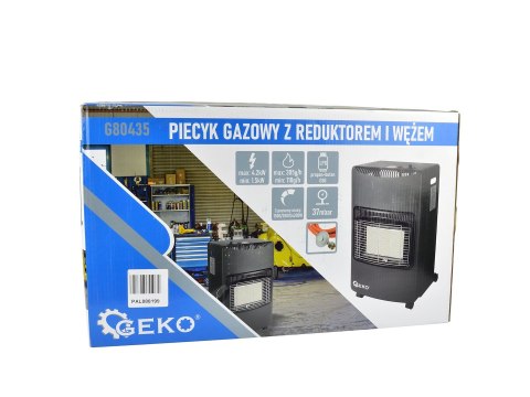 Piecyk gazowy w zestawie z reduktorem i wężem (1) Geko