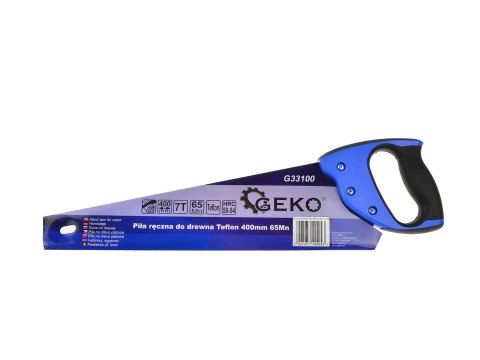 Piła ręczna do drewna PTFE 400mm 65Mn (40) Geko