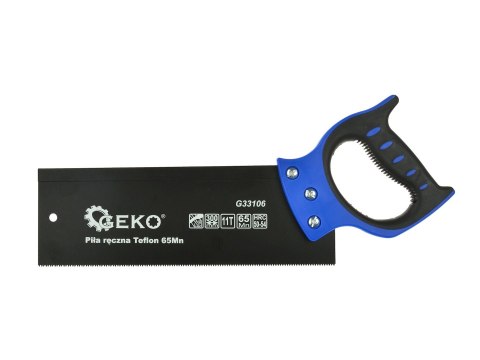 Piła ręczna z korytkiem PTFE 65Mn (12/24) Geko