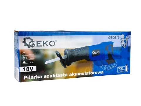 Piła szablasta akumulatorowa 18V Li-ion (4) Geko
