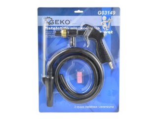 Pistolet do piaskowania 2 x dysza wąż(20) Geko