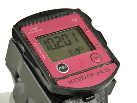 Pistolet do pompy paliwa z elektronicznym licznikiem LCD (10) Geko