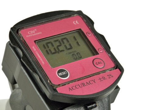 Pistolet do pompy paliwa z elektronicznym licznikiem LCD (10) Geko