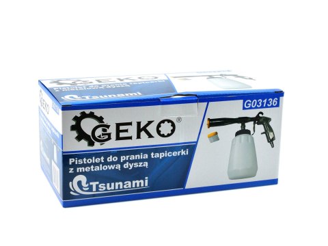 Pistolet do prania tapicerki z metalową dyszą Tsunami Geko