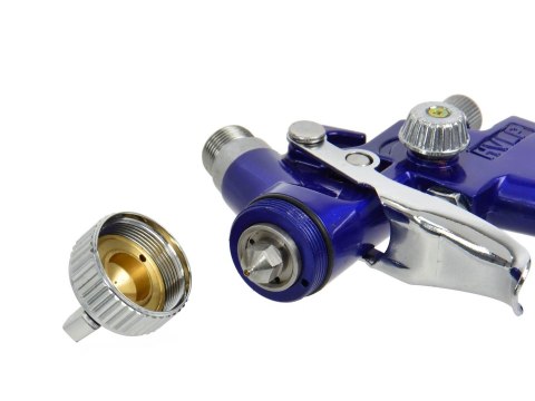 Pistolet lak.HVLP mini 125ml 0,8mm,metal. zbiornik(20/40) Geko