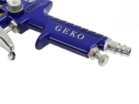 Pistolet lak.HVLP mini 125ml 0,8mm,metal. zbiornik(20/40) Geko