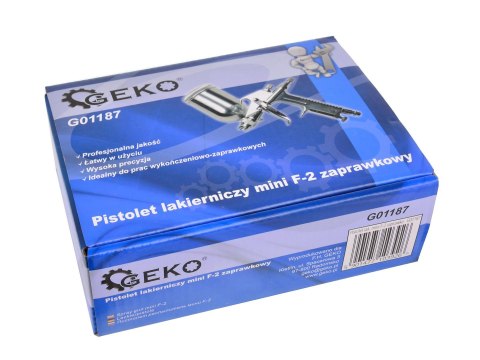 Pistolet lak. mini F-2 zaprawka 200ml (30) Geko