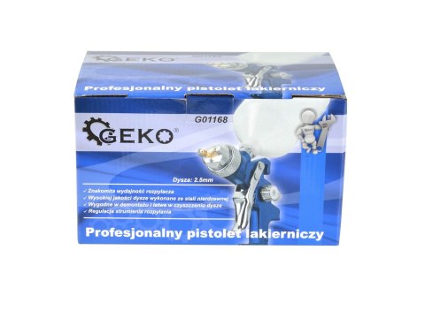Pistolet lakierniczy HVLP z dyszą 2,5mm(20) Geko