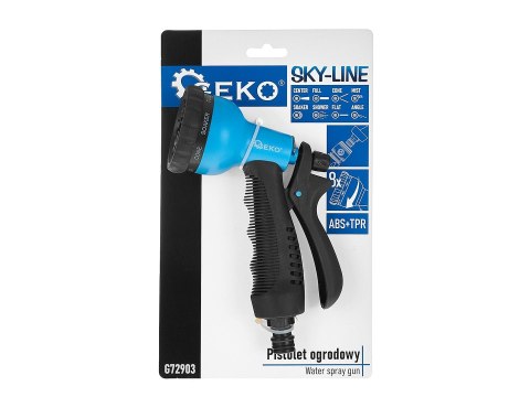 Pistolet ogrodowy 8-funkcji SKY-LINE (48) Geko