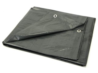 Plandeka 5x8m mega gruba/szara120G Geko