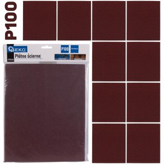 Płótno ścierne - arkusz 230x280mm P100 (10/500) Geko