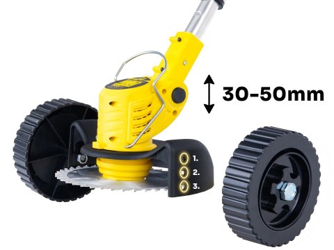 Podkaszarka akumulatorowa 2x2.0Ah 21V - zestaw XXL (1) Geko