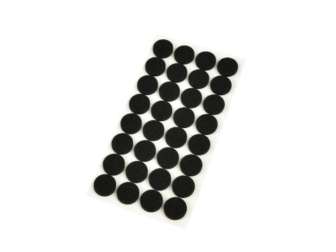 Podkładki filcowe pod meble okrągłe 17mm 32szt.(25/250) Geko