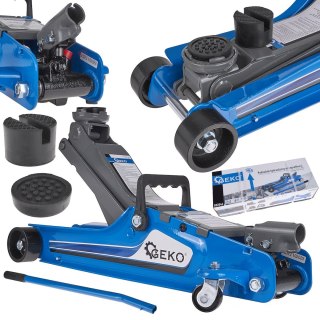Podnośnik hydrauliczny 2,5T niskoprofilowy SMART guma (1) Geko