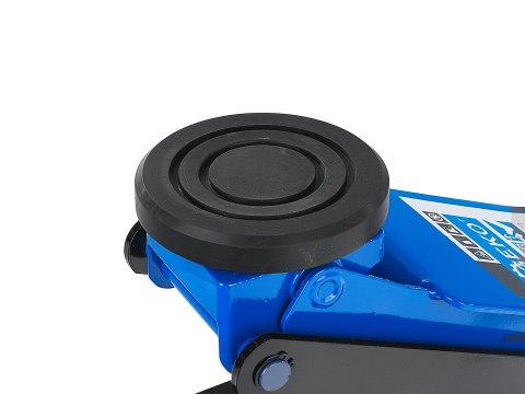 Podnośnik hydrauliczny niskoprofilowy 2-tłokowy z pedałem nożnym 3T 75-505mm Geko