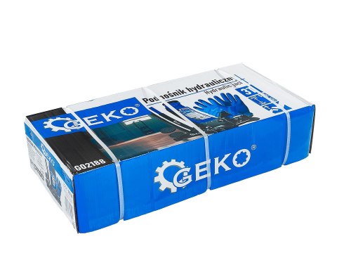 Podnośnik hydrauliczny niskoprofilowy 2-tłokowy z pedałem nożnym 3T 75-505mm Geko